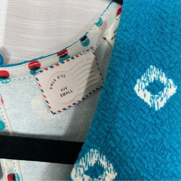 Anthropologie Postcard NWT peplum cut out back top - Picture 5 of 8